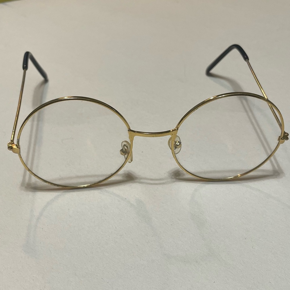 Gold Round Frame Glasses